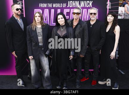 Circa il 3 giugno 2025. Evanescence Group agli arrivi per BALLERINA Premiere, TCL Chinese Theatre, Los Angeles, CA, 3 giugno, 2025. crediti: Elizabeth Goodenough/Everett Collection/Alamy Live News Foto Stock
