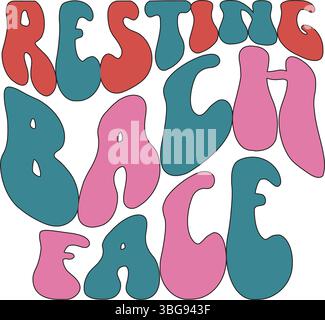 Cut Files di design estivo, preventivi estivi, divertenti preventivi estivi. Illustrazione Vettoriale