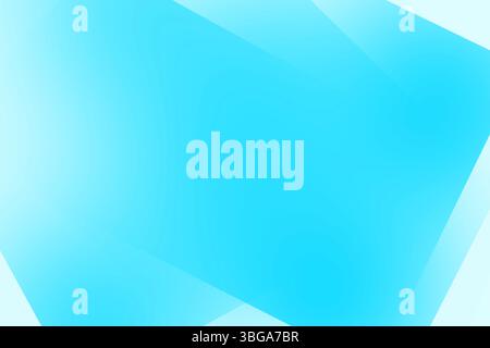 Sfondo blu astratto luminoso con forme geometriche e sfumature moderne Foto Stock