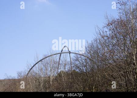 Osservatorio orizzontale sulla punta di Hoheward a Herten, Germania, Europa Foto Stock