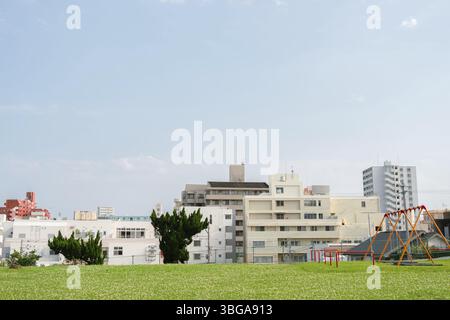 Parco giochi della città di Naha a Okinawa, Giappone, Asia Foto Stock