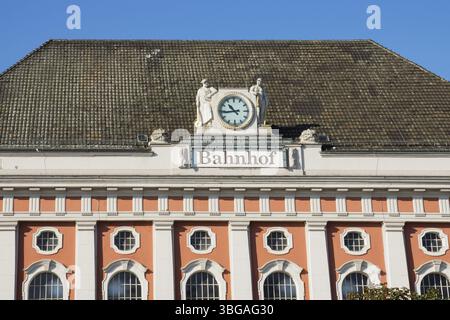 Stazione ferroviaria centrale di Hamm, Germania, Europa Foto Stock