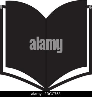Icona del libro immagine vettoriale su sfondo bianco Illustrazione Vettoriale