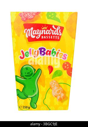 La gelatina di Rowntree tosta i dolci in gelatina aromatizzati alla frutta in una busta da 150 g. Foto Stock
