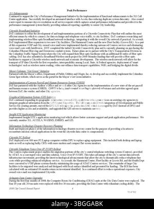 Questo documento registra il rapporto finanziario annuale del 2008 della città di Colombo, evidenziando le ricevute, le spese e le proposte dei comitati da parte dei funzionari della città. Foto Stock