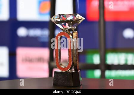 Roma, Italia. 5 giugno 2025. Durante la conferenza stampa del Golden Gala, 5 giugno 2025, Stadio Olimpico, Roma, Italia. Credito: Live Media Publishing Group/Alamy Live News Foto Stock