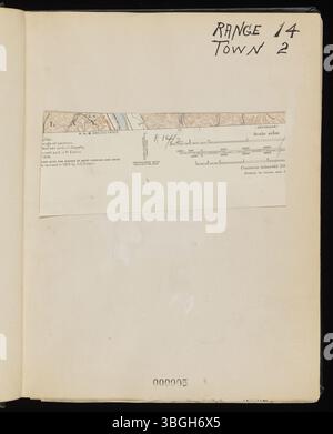Pagina 20 del libro di W.E. Peters contiene immagini di Alexander Township, Athens County, Ohio, che documentano cimiteri, tumuli dei nativi americani, e altri luoghi di interesse storico. Questo album contiene anche una copertura delle contee di Gallia, Meigs e Seneca con mappe e fotografie di Gallipolis, Ohio. Foto Stock