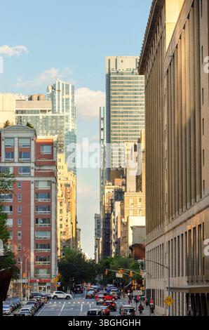 Lungo la 29th Street a New York Foto Stock