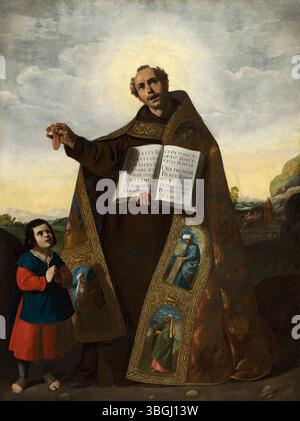 San Romano di Antiochia e San Barola. Francisco de Zurbarán. 1638. Foto Stock