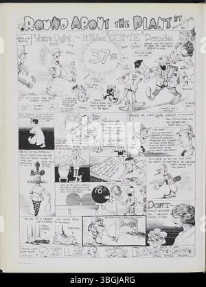Jeffrey Service volume 5, dal settembre 1918 all'agosto 1919, è una newsletter aziendale che fornisce articoli sulla Jeffrey Company, sulle attrezzature minerarie, sulle notizie dei dipendenti e sulle attività sportive e sociali organizzate. La pubblicazione contiene fotografie e disegni dell'impianto, delle attrezzature, dei lavoratori e delle famiglie. Include anche notizie sulla prima guerra mondiale e informazioni sui dipendenti che si sono arruolati, rendendolo uno strumento prezioso per la ricerca storica e genealogica a Columbus. Foto Stock