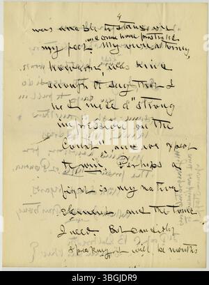 Una lettera di William Jackson Armstrong a Charles B. Galbreath, datata 23 luglio 1906, che discuteva il rimborso di un debito da parte di Armstrong, le sue opinioni sui rapinatori e un recente caso giudiziario a Los Angeles. Foto Stock