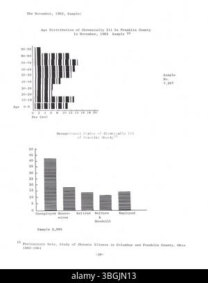 Uno studio del 1964 condotto dal United Community Council ha identificato la povertà, gli alloggi poveri, l'istruzione limitata e le cure mediche inadeguate come sfide principali a Columbus. Foto Stock