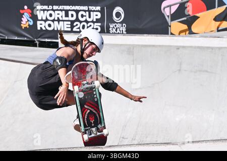 Roma, Italia. 5 giugno 2025. Lilly STOEPHASIUS (GER) Women's Prelims WST World Cup Roma 2025 a Ostia Park, il 4 giugno 2025 a Roma, Italia. Credito: Agenzia fotografica indipendente/Alamy Live News Foto Stock