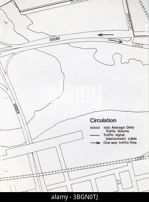 Questo rapporto delinea i piani e le idee utilizzati per creare il piano strategico Riverfront per Columbus, Ohio. Sottolinea la rivitalizzazione urbana, lo sviluppo delle infrastrutture e i miglioramenti dello spazio pubblico lungo il fiume. Foto Stock