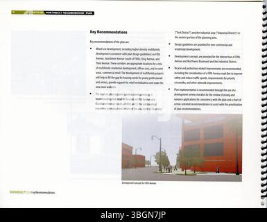 Il Quinto by Northwest Neighborhood Plan, adottato dal Consiglio comunale di Columbus il 2 marzo 2009, enfatizza lo sviluppo ad uso misto lungo la Fifth, Grandview, King e Third Avenue, con un focus su alloggi multifamiliari, quartieri commerciali raggiungibili a piedi e l'espansione dei centri di lavoro nei distretti Tech e Industrial. Essa comprende inoltre orientamenti per nuovi sviluppi commerciali e residenziali, nonché miglioramenti per ciclisti e pedoni. Foto Stock