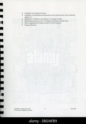 Il CapitalWays Transportation Plan, sviluppato dalla Mid-Ohio Regional Planning Commission, affronta il sistema di trasporto della regione dal 2000 al 2030. Concentrandosi su una crescita demografica di 500.000, delinea le strategie per la mobilità sostenibile, il movimento delle merci e gli investimenti nelle infrastrutture per garantire uno sviluppo a lungo termine. Foto Stock