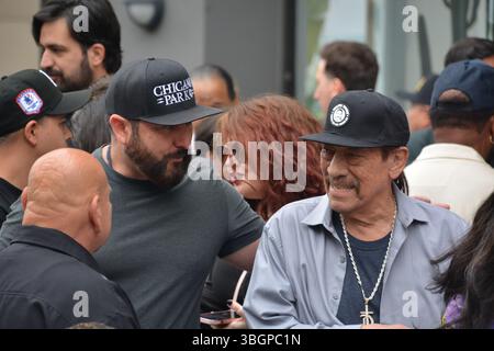 L'attore Danny Trejo appare alla Hollywood Walk of Fame cerimonia per onorare LA GUERRA, tenutasi il 5 giugno 2025 a Los Angeles, California. Crediti: Sharon Graphics/Alamy Live News Foto Stock