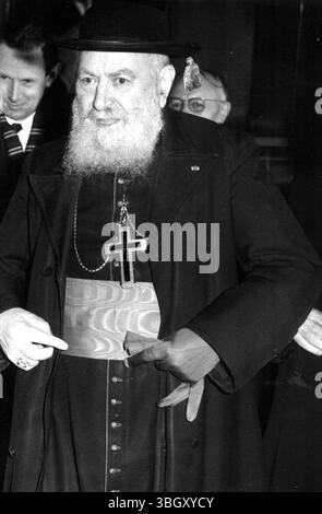 Cardinale Eugène-Gabriel-Gervais-Laurent Tisserant - Cardinale francese della Chiesa Cattolica Romana 1958 Foto Stock