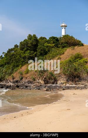 Faro di Koh Lanta. Parco nazionale MU Ko Lanta, Krabi, Thailandia. Foto Stock