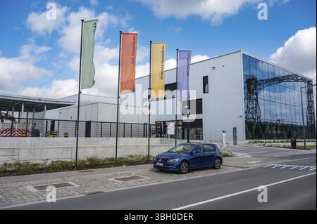 Neder-over-Heembeek, Belgio, 8 giugno 2024 - ingresso del Brussels Waste Service Bruxelles Proprete presso lo stabilimento di Buda, Europa Foto Stock
