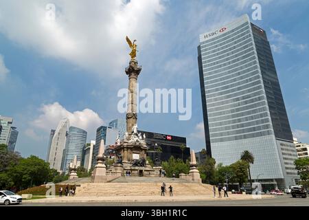 Independence Angel, città del Messico, Messico Foto Stock