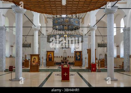 All'interno della Chiesa di San Nicola, Prizren, Kosovo Foto Stock