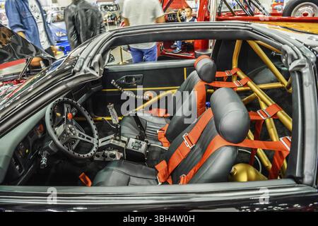 MOSCA - agosto 2016: Pontiac Firebird 1989 presentato al MIAS Moscow International Automobile Salon il 20 agosto 2016 a Mosca, Russia, Europa Foto Stock