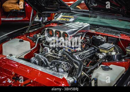 MOSCA - agosto 2016: Pontiac Firebird 1989 presentato al MIAS Moscow International Automobile Salon il 20 agosto 2016 a Mosca, Russia, Europa Foto Stock