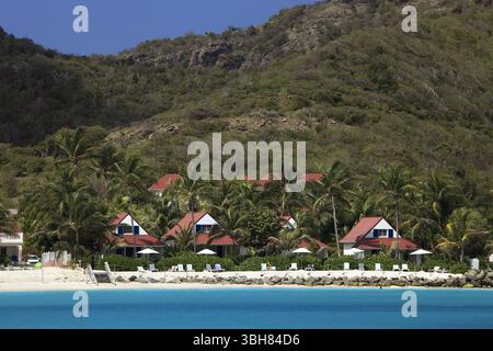 ANTILLE FRANCESI. ISOLA DI SAN BARTHELEMY Foto Stock