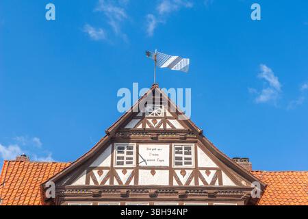 Centro storico di Allendorf con case in legno senza fine, Bad Sooden-Allendorf, Werra-Meissner-Kreis, Assia, Germania, Europa Foto Stock