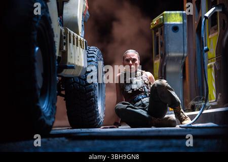 Jurassic World Rebirth è un film di fantascienza statunitense diretto da Gareth Edwards e scritto da David Koepp. È un sequel autonomo di Jurassic World Dominion (2022), il quarto film di Jurassic World e il settimo capitolo complessivo della serie Jurassic Park. Foto Stock