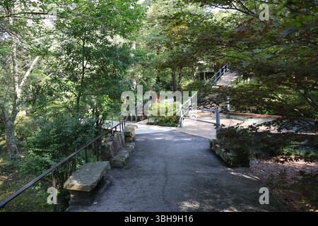 Cullman Alabama USA 17 agosto 2023 editoriale Ave Maria Grotto località turistica Foto Stock