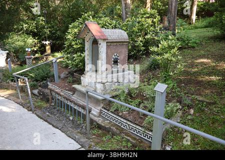 Cullman Alabama USA 17 agosto 2023 editoriale Ave Maria Grotto località turistica Foto Stock