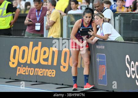 6 giugno 2025, Stadio Olimpico, Roma, Italia; Wanda Diamond League 2025 - Golden Gala; BRUNI Roberta (ITA) Pole Vault Women Foto Stock
