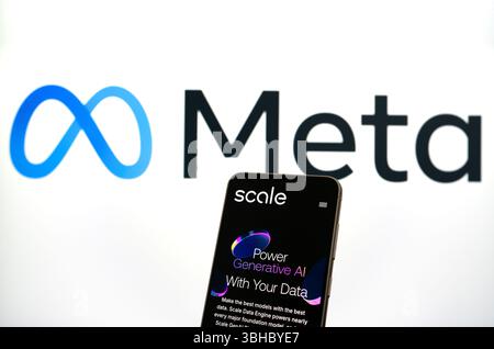 Piattaforme meta e intelligenza artificiale scalabile Foto Stock