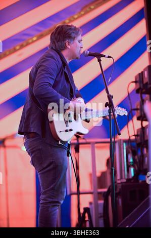 7 giugno 2025, Doncaster, South Yorkshire, Regno Unito: James Walsh di Starsailor Performing al Donny Fest 2025 , Doncaster, Regno Unito (Credit Image: © Robin Burns/ZUMA Press Wire) SOLO USO EDITORIALE! Non per USO commerciale! Foto Stock
