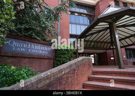 Newton Street, Birmingham, 8 giugno 2025. Vista generale della Corte Corona di Birmingham, conosciuta anche come Corte della Regina Elisabetta II, Birmingham. Crediti: British News and Media/Alamy Live News Foto Stock