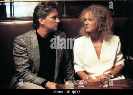 FATAL ATTRACTION 1987 film della Paramount Pictures con Michael Douglas e Glenn Close. Foto Stock