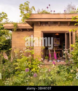 The Garden of the Future all'RHS Chelsea Flower Show di Londra, Regno Unito. Foto Stock