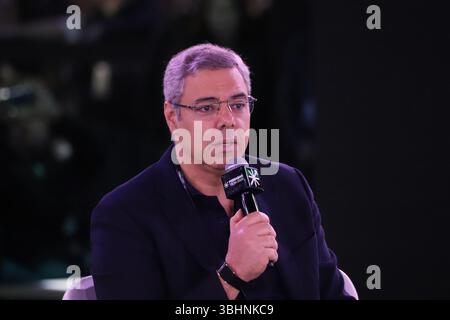 Milton Maluhy Filho, CEO di Itaú Unibanco, durante il febbraio 2025, presso il Transamérica Expo Center, nel sud della città, martedì 10. Crediti: Brasile Photo Press/Alamy Live News Foto Stock