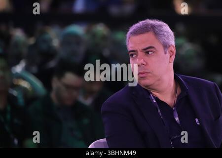 February Tech 2025 Milton Maluhy Filho, CEO di Itau Unibanco, durante February Tech 2025, presso il TransamÃ rica Expo Center, nel sud della città, martedì 10. Soo PAULO TransamÃ rica Expo Center Soo PAULO BRASILE Copyright: XCHARLESxSHOLLx Foto Stock