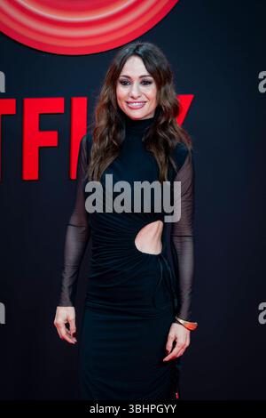 10th Anniversary Netflix Spain Red Carpet, Madrid, Spagna - 10 giugno 2025 Natalia Verbeke partecipa al 10th Anniversary Netflix Spain Red Carpet alla Galeria de Cristal il 10 giugno 2025 a Madrid, Spagna. Crediti: Miguel Escavias/Alfa Images Madrid Galeria de Cristal Madrid Spagna Copyright: X x2025xMiguelxEscavias/AlfaxImagesx Foto Stock