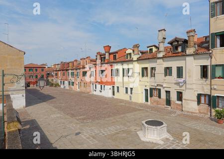 Venedig, Giudecca, Corte del Cordami // Venezia, Giudecca, Corte del Cordami *** Venezia, Giudecca, Corte del Cordami Venezia, Giudecca, Corte del Cordam Foto Stock