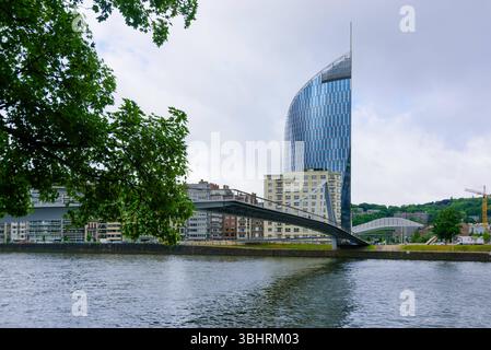 Lüttich, Finanzturm, Jaspers-Eyers Architects 2012-2014 // Liegi, la tour des finances, Jaspers-Eyers Architects 2012-2014 *** Liegi, Finance Tower, J Foto Stock