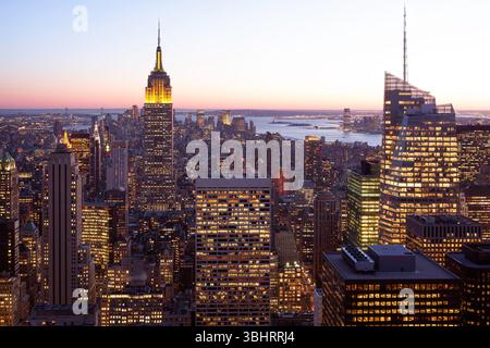 Città di New York negli Stati Uniti Foto Stock
