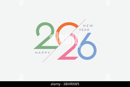 logo 2026 Illustrazione Vettoriale