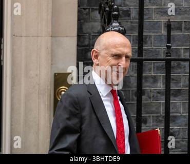 Londra, Regno Unito. 11 giugno 2025. John Healey, Segretario della difesa, ad una riunione di gabinetto al 10 di Downing Street, Londra. Crediti: Ian Davidson/Alamy Live News Foto Stock