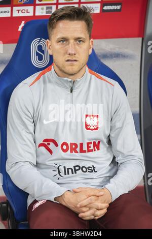 CHORZOW, POLONIA - 6 GIUGNO 2025: Amichevole Polonia - Moldavia. Piotr Zielinski Foto Stock