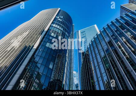 Edifici per uffici nella città di Londra Foto Stock