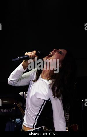 Teatro Barceló presenta un'esclusiva vetrina dal vivo di Wolf Alice, Madrid-Spagna Foto Stock